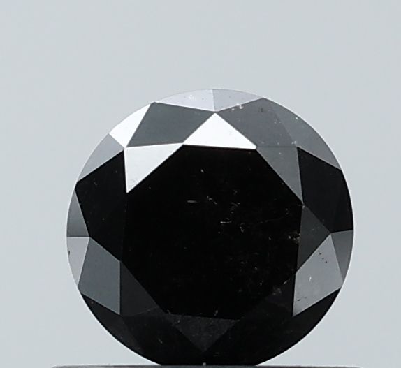 0.69 Carat Round Diamond Black VVS2