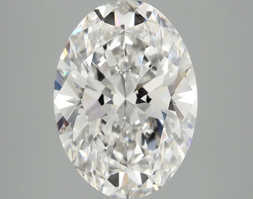 3.92 ct. oval Lab Grown Diamond front image