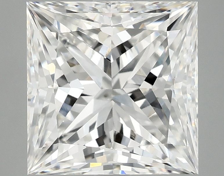 4.10 ct. princess Lab Grown Diamond front image