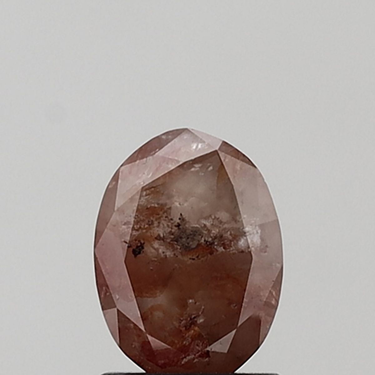 1.03 Carat Oval Diamond Salt and Pepper VS2
