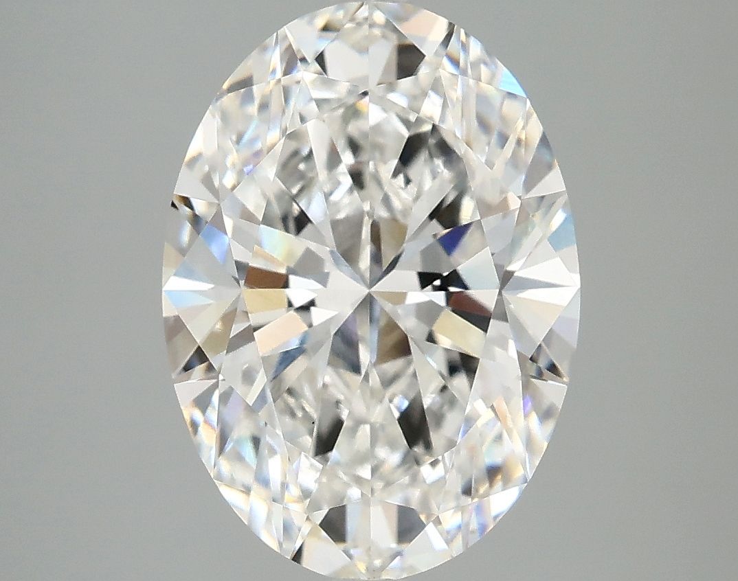 3.85 ct. oval Lab Grown Diamond front image
