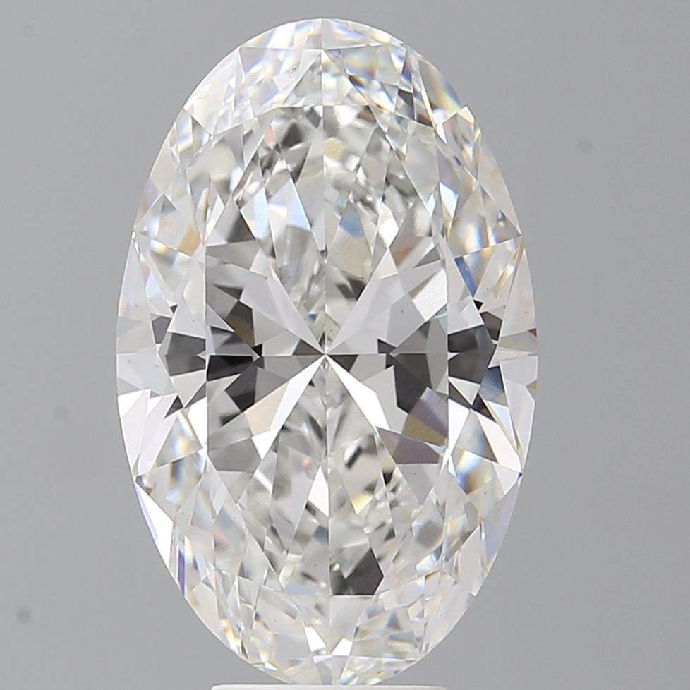 7.09 ct. oval Lab Grown Diamond front image