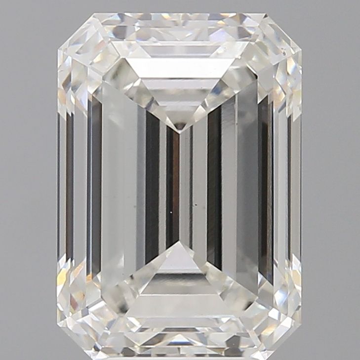 5.54 ct. emerald Lab Grown Diamond front image