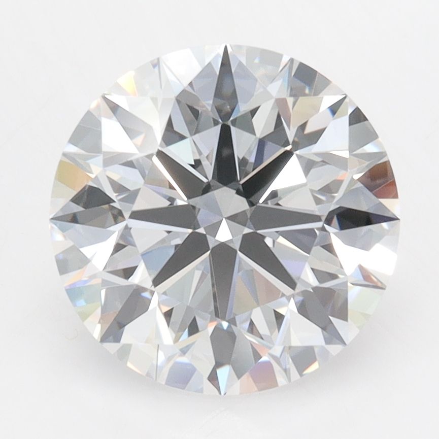 Diament LG okrągły, 3.29 ct, D, IF, szlif EX