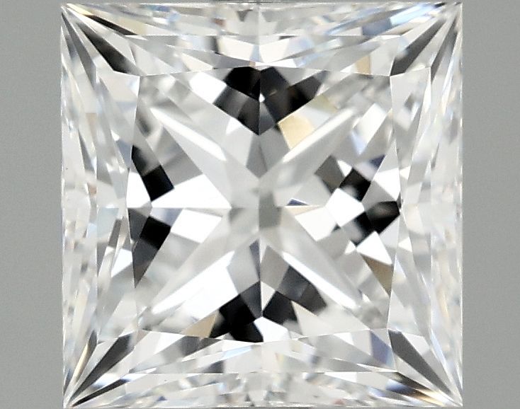 2.10 ct. princess Lab Grown Diamond front image