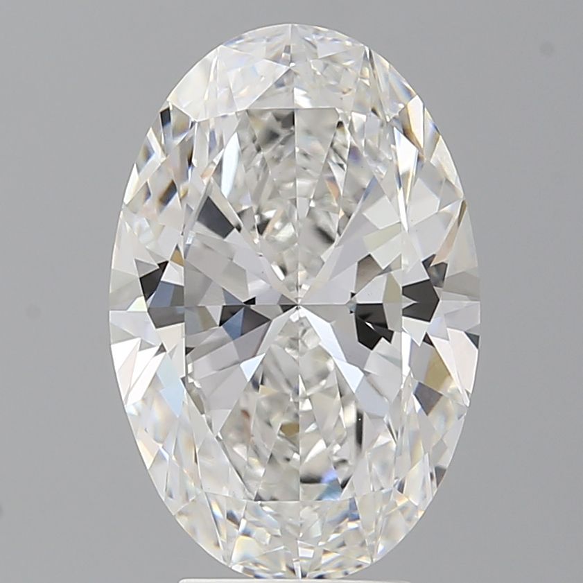 4.96 ct. oval Lab Grown Diamond front image