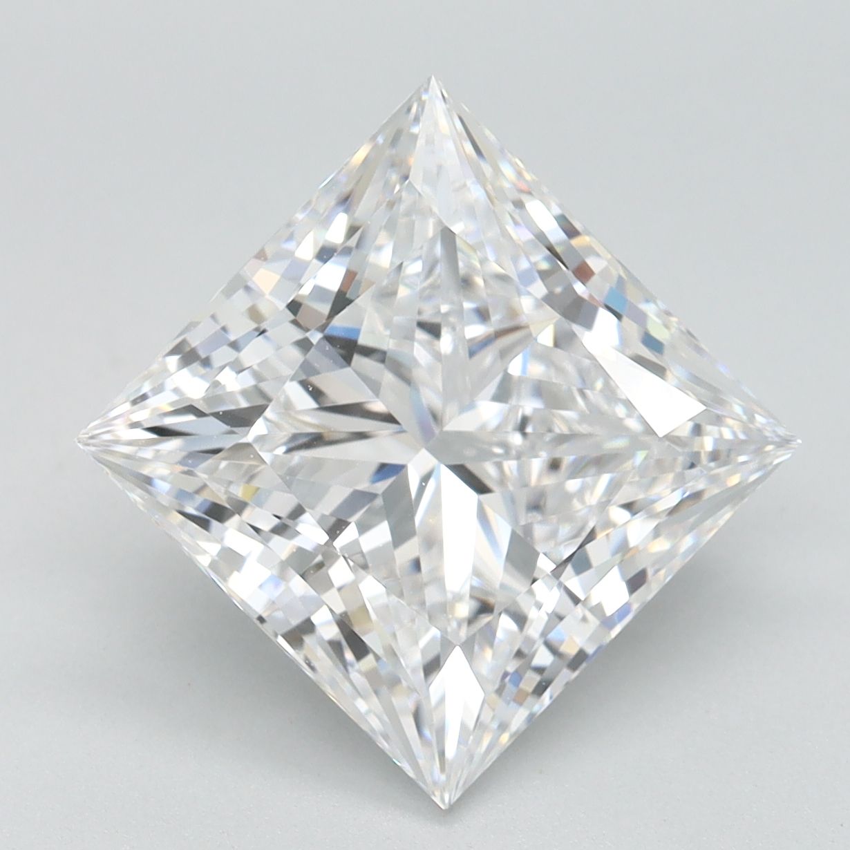 4.10 ct. princess Lab Grown Diamond front image