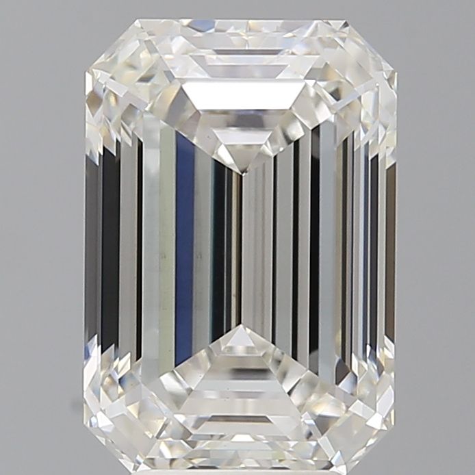 5.04 ct. emerald Lab Grown Diamond front image