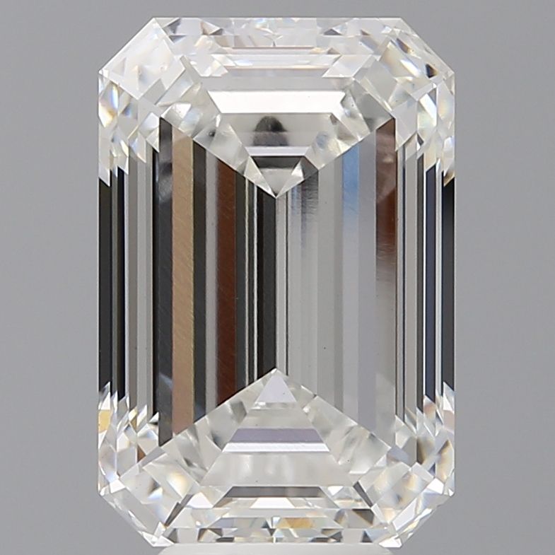 7.06 ct. emerald Lab Grown Diamond front image