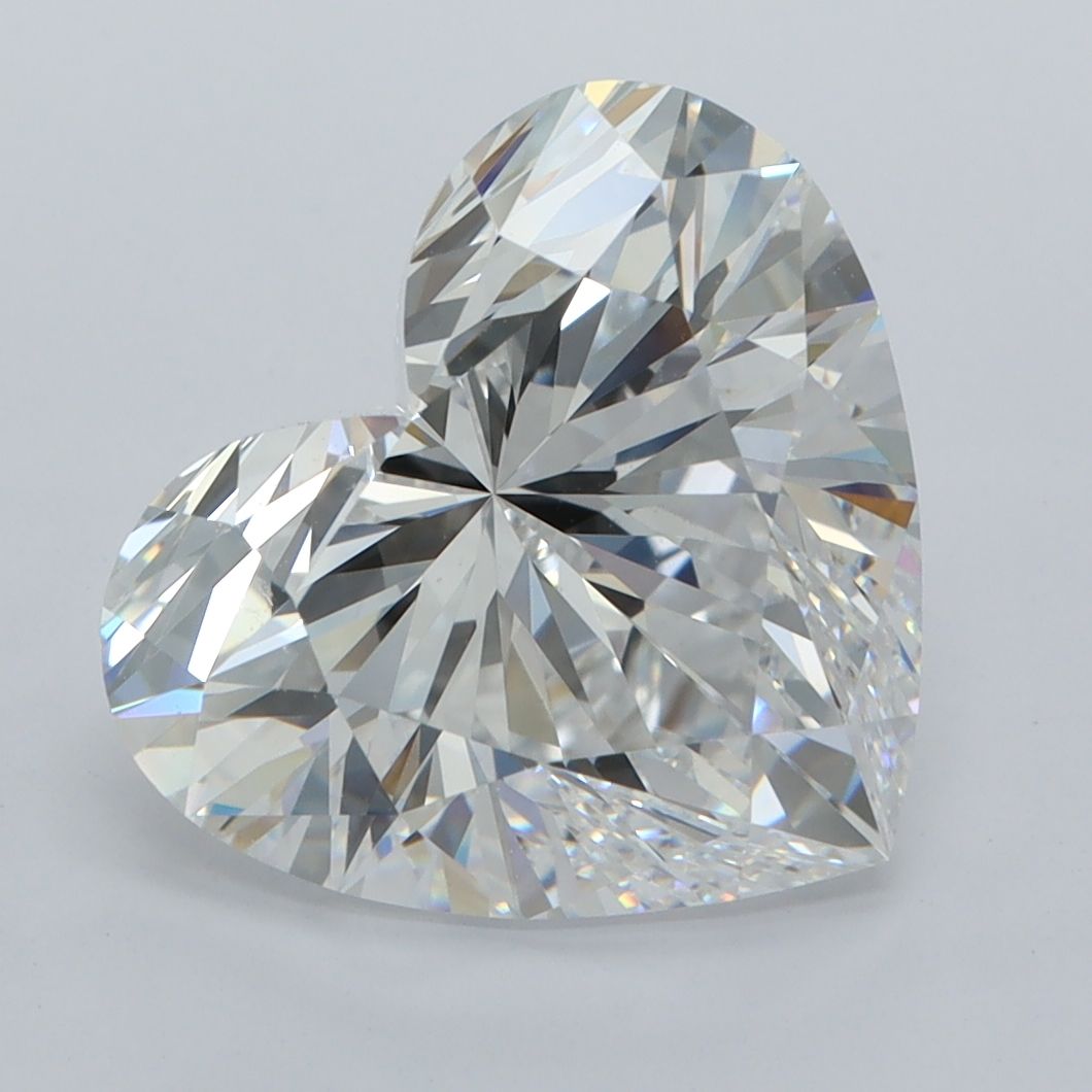 4.95 ct. heart Lab Grown Diamond front image