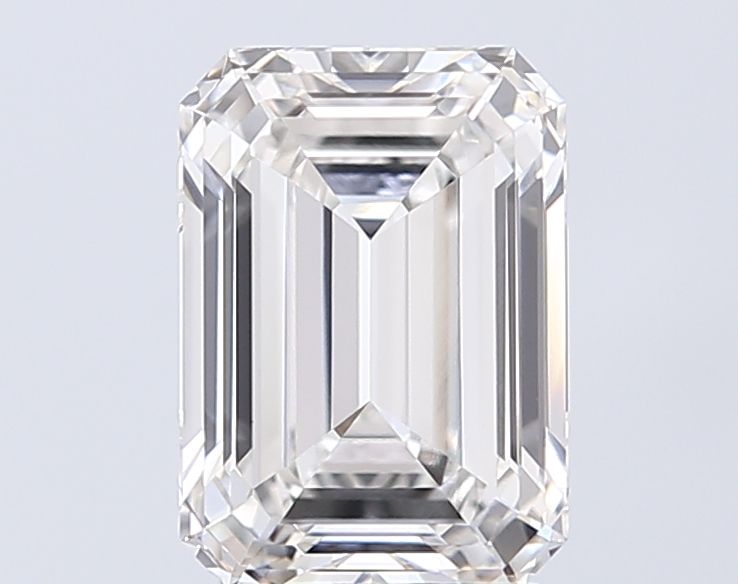 3.07 carat f VVS2 EX Cut IGI emerald diamond