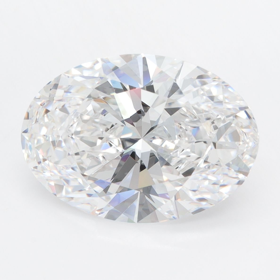 Diament LG owalny, 5.09 ct, D, IF