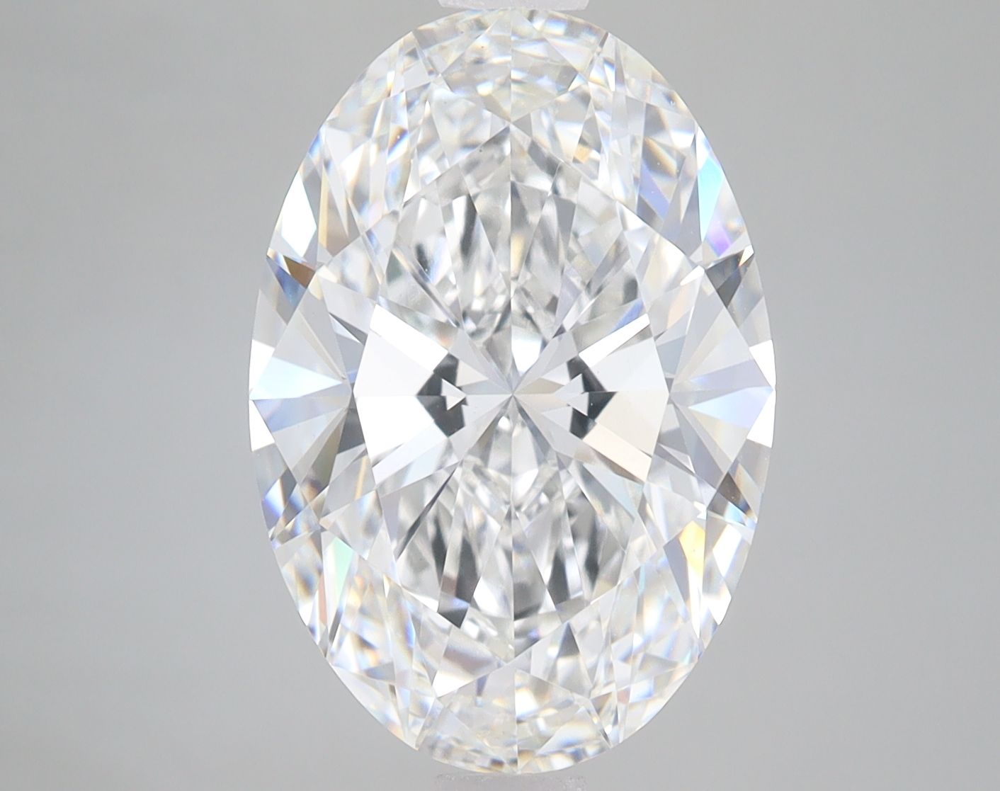 6.05 ct. oval Lab Grown Diamond front image