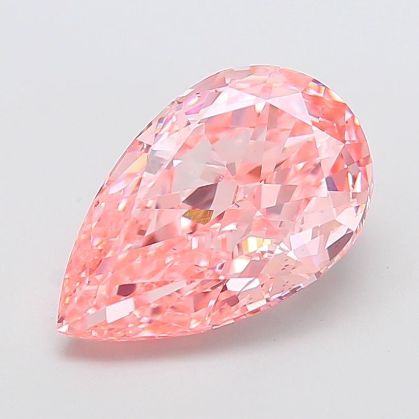 7.02 ct. pear Lab Grown Diamond front image
