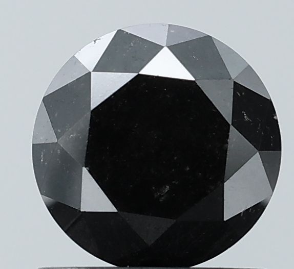 0.91 Carat Round Diamond Black VS1