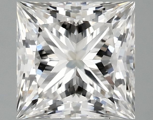 2.10 ct. princess Lab Grown Diamond front image