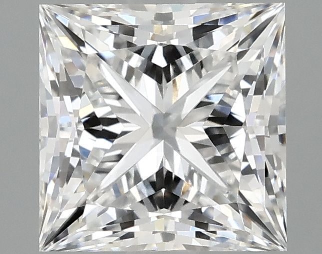 2.10 ct. princess Lab Grown Diamond front image