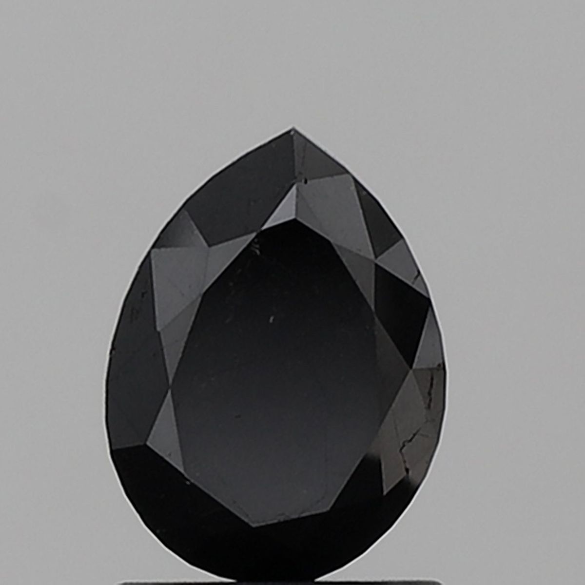 1.42 Carat Pear Diamond Black VS1