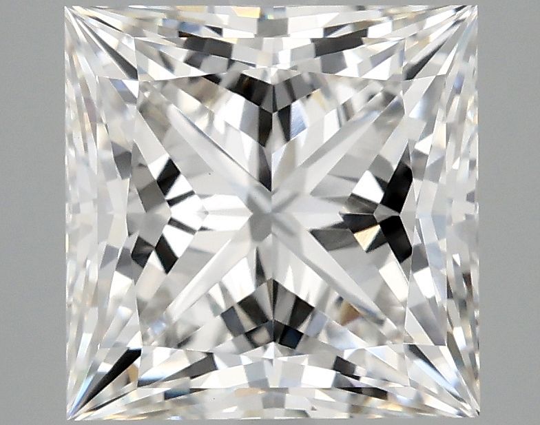 4.18 ct. princess Lab Grown Diamond front image