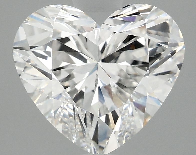 3.07 carat f VVS2 EX Cut IGI heart diamond