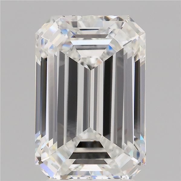 3.74 ct. emerald Lab Grown Diamond front image