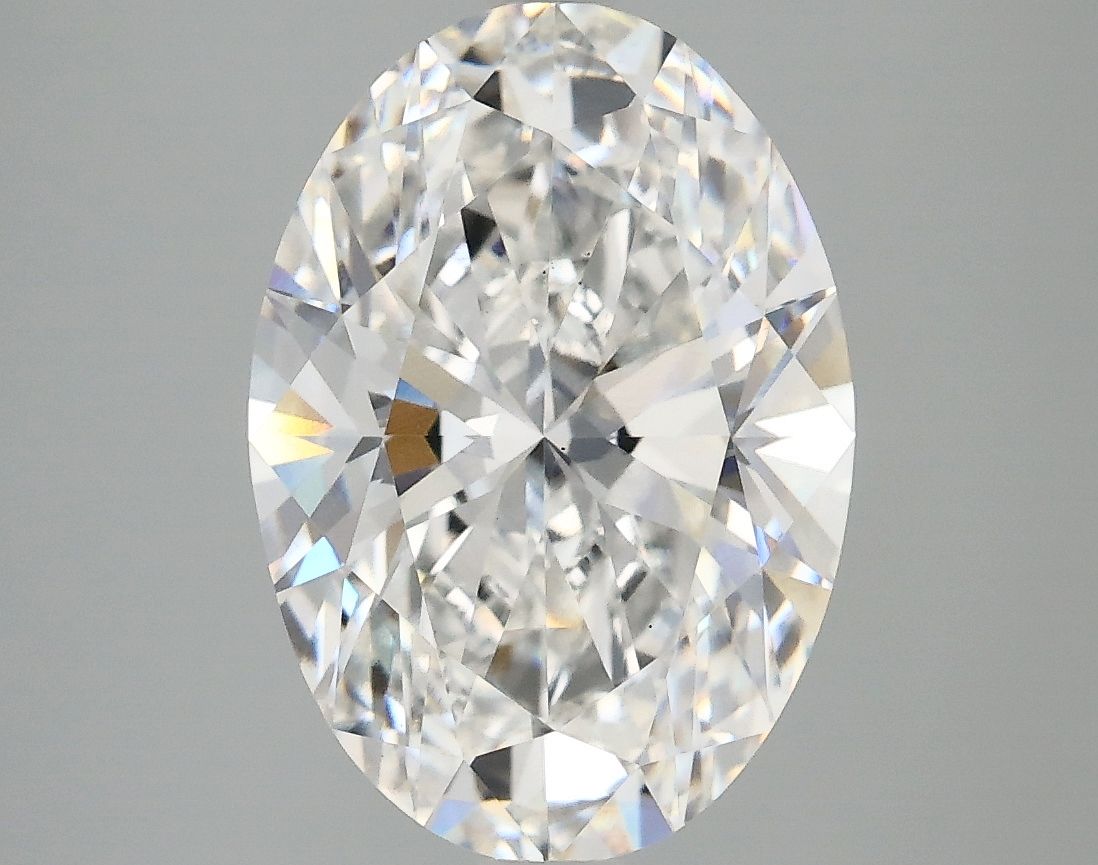 3.85 ct. oval Lab Grown Diamond front image