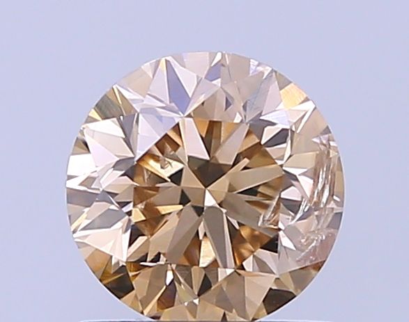 1.1 Carat Round Diamond Light Brown I1