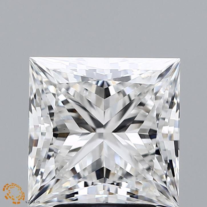 3.49 ct. princess Lab Grown Diamond front image