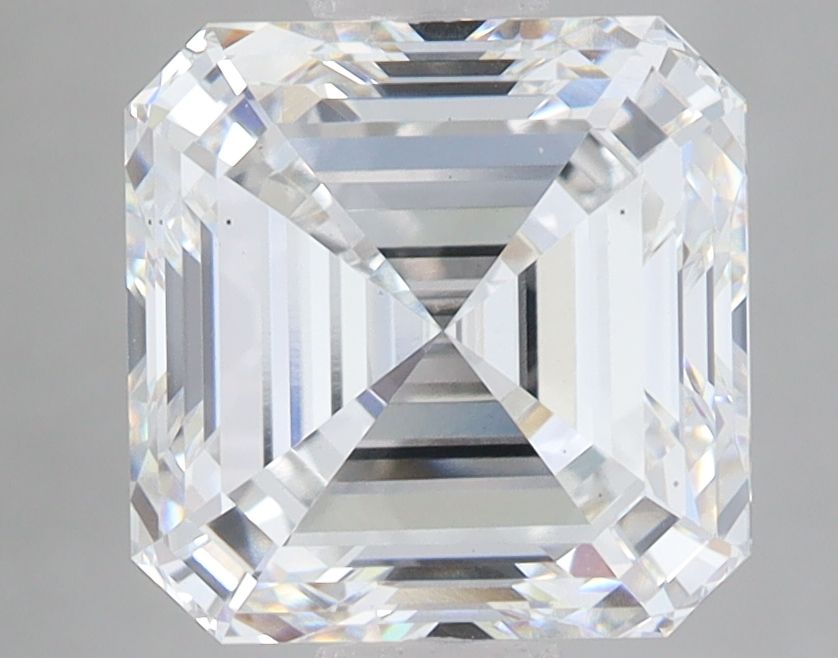 3.71 ct Square Emerald diamond