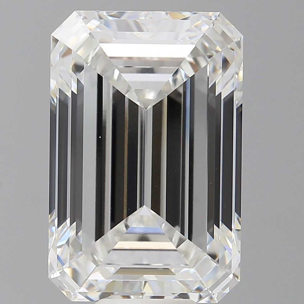 12.54 ct. emerald Lab Grown Diamond front image