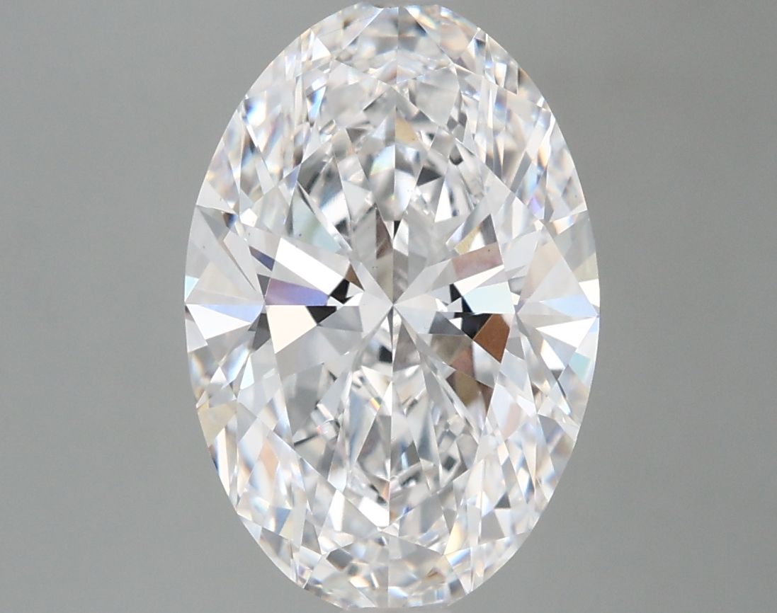 3.85 ct. oval Lab Grown Diamond front image