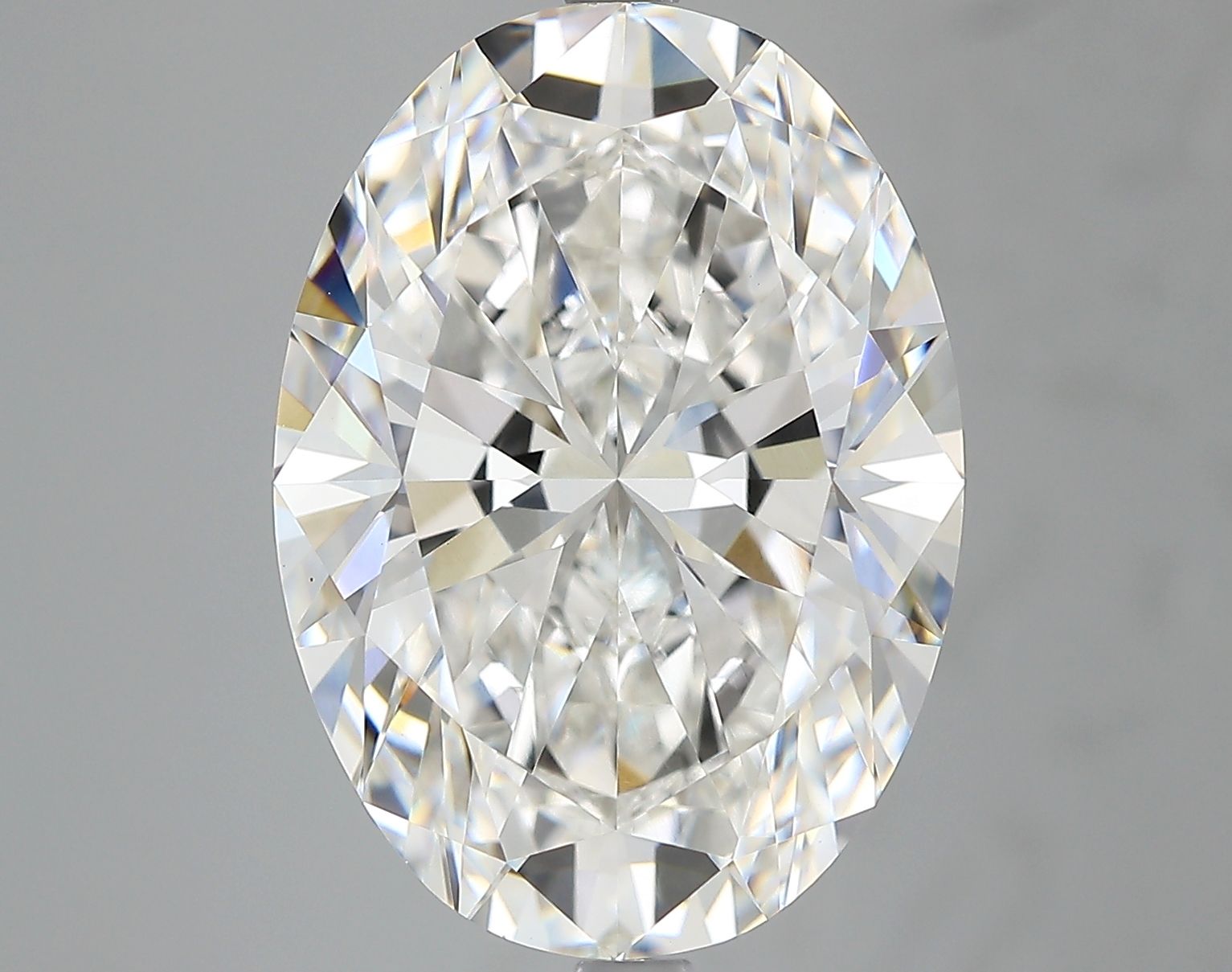 8.05 ct. oval Lab Grown Diamond front image