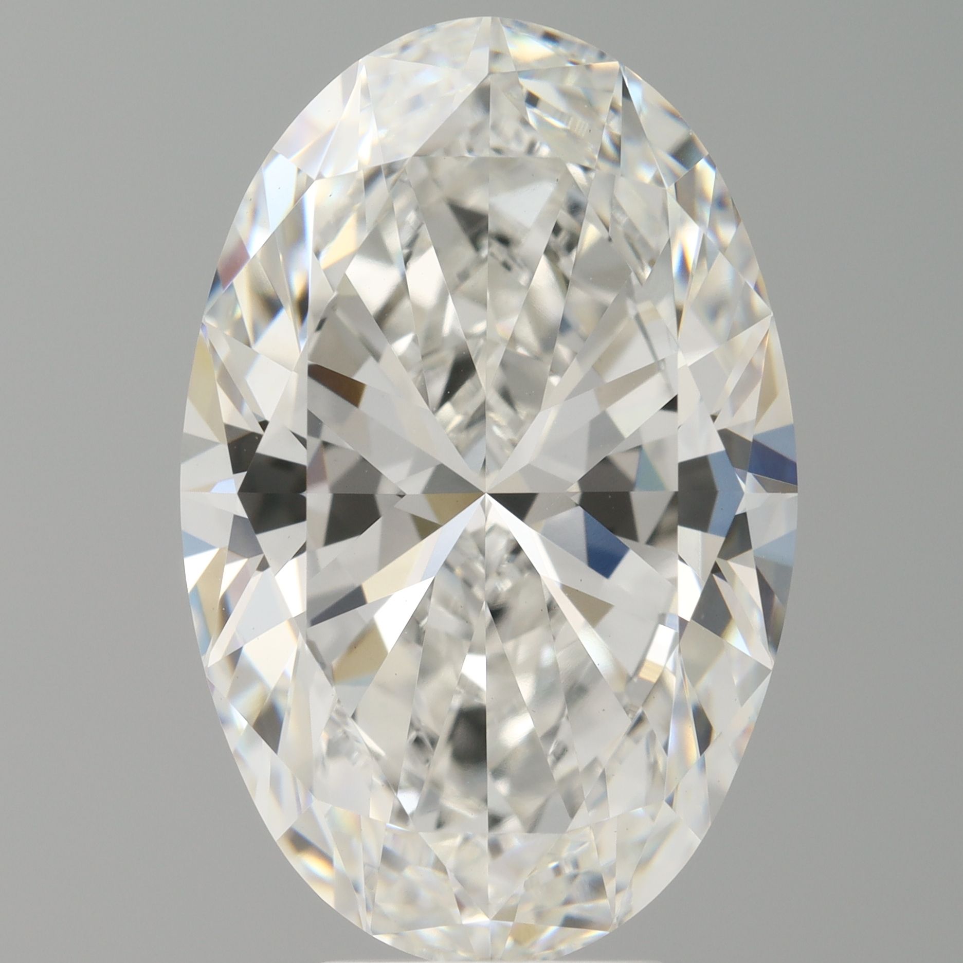 7.05 ct. oval Lab Grown Diamond front image