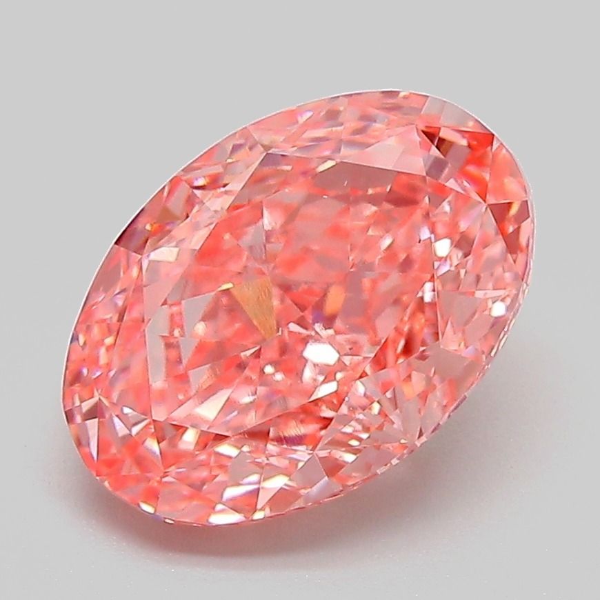 3.13 ct. oval Lab Grown Diamond front image
