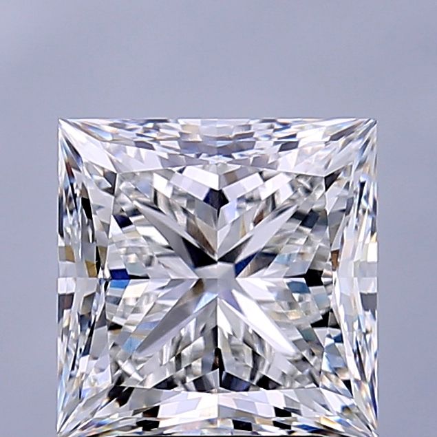 3.72 ct. princess Lab Grown Diamond front image