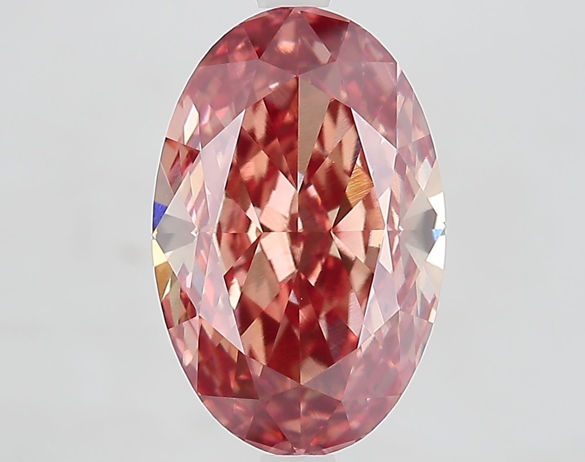 5.15 ct. oval Lab Grown Diamond front image