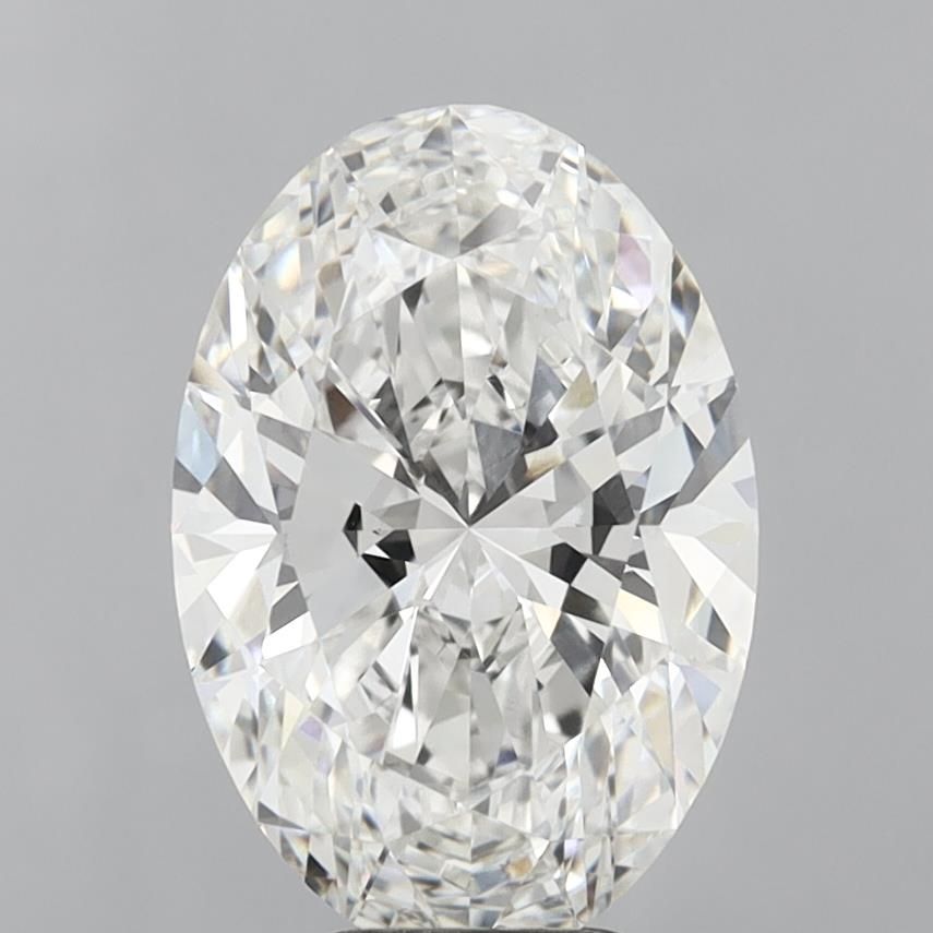 6.07 ct. oval Lab Grown Diamond front image