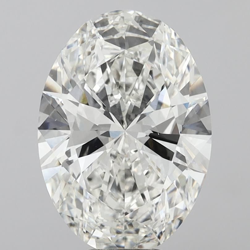 8.04 ct. oval Lab Grown Diamond front image