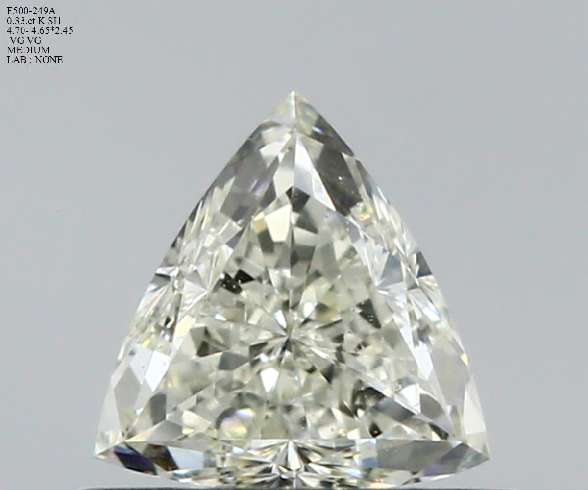 0.33ct Trilliant K SI1