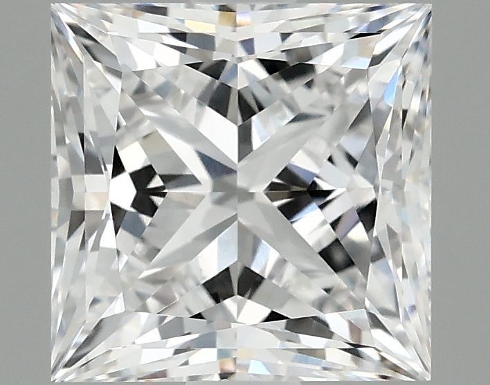2.10 ct. princess Lab Grown Diamond front image
