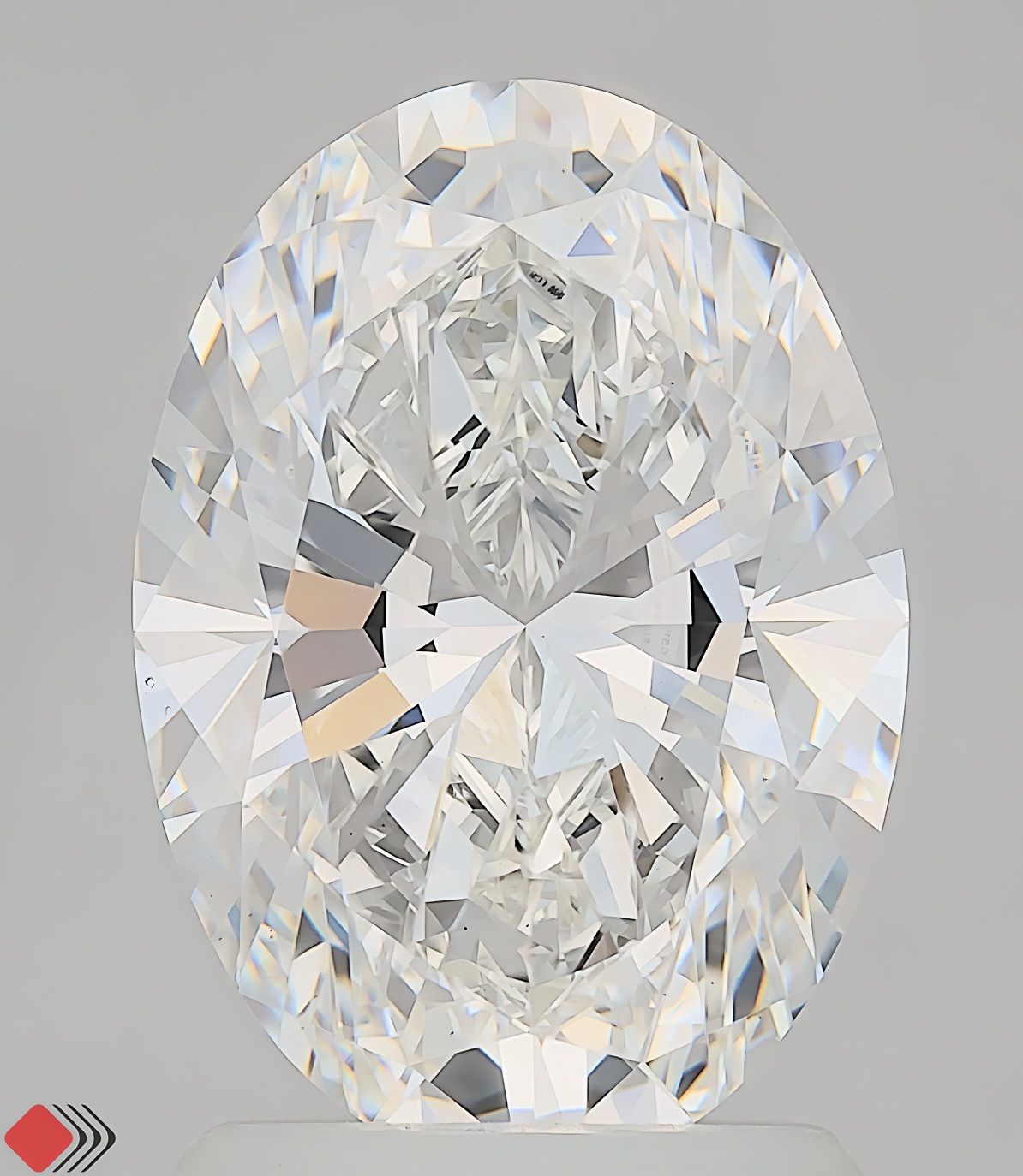 2.01 ct. oval Lab Grown Diamond front image