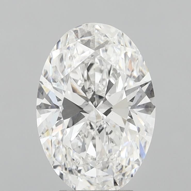 5.02 ct. oval Lab Grown Diamond front image