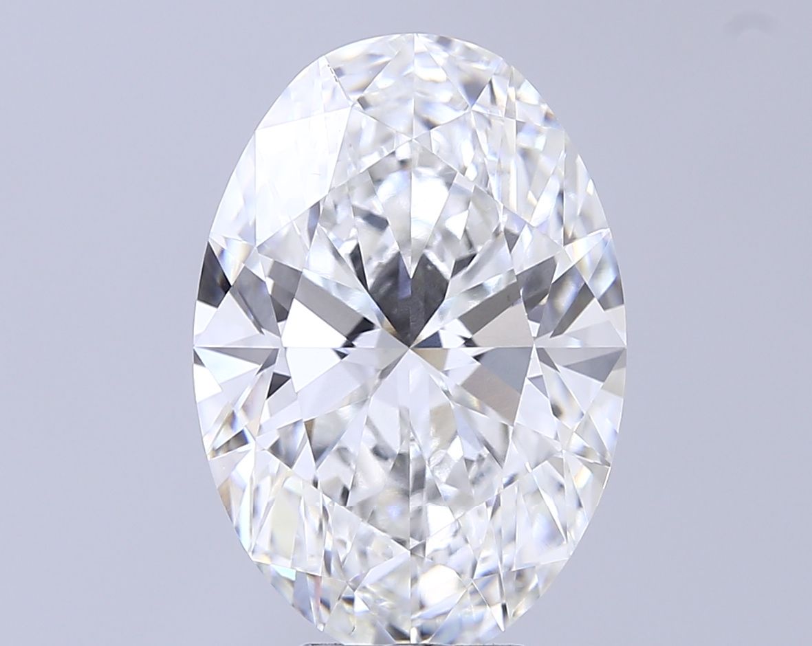8.03 ct. oval Lab Grown Diamond front image