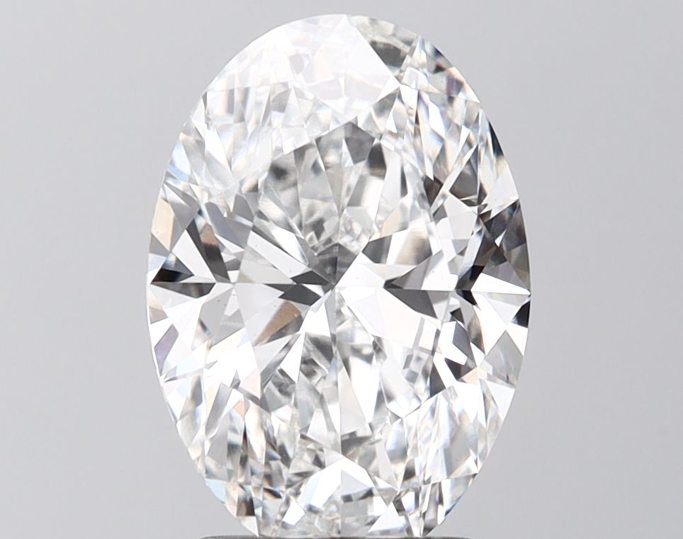2.92 ct. oval Lab Grown Diamond front image