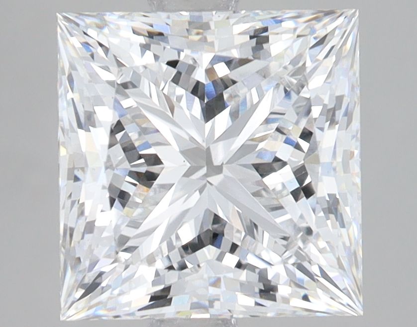 3.81 ct. princess Lab Grown Diamond front image