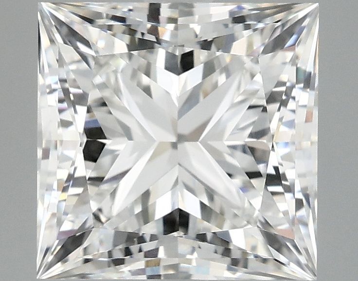 4.05 ct. princess Lab Grown Diamond front image