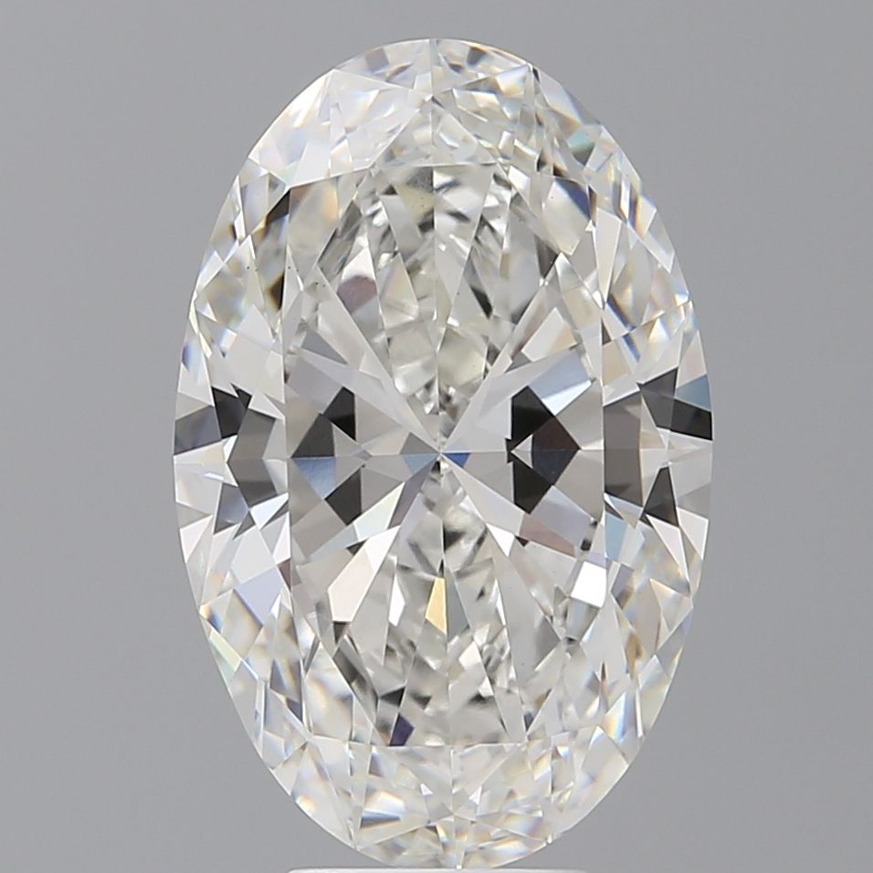 7.03 ct. oval Lab Grown Diamond front image