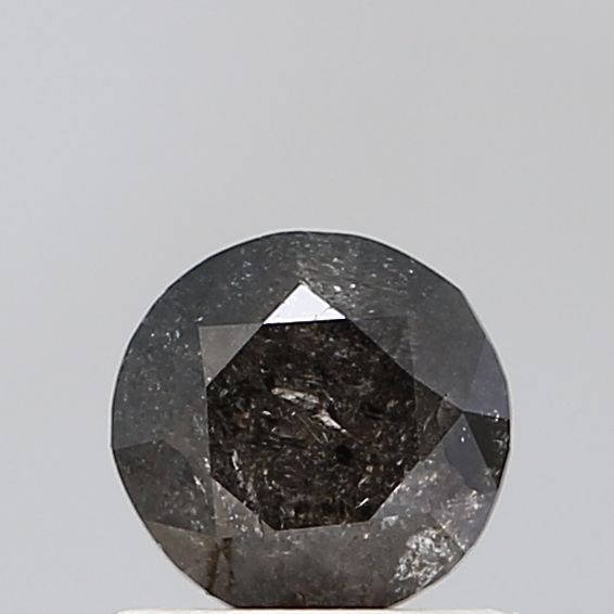 0.69 Carat Round Diamond Salt and Pepper VS1