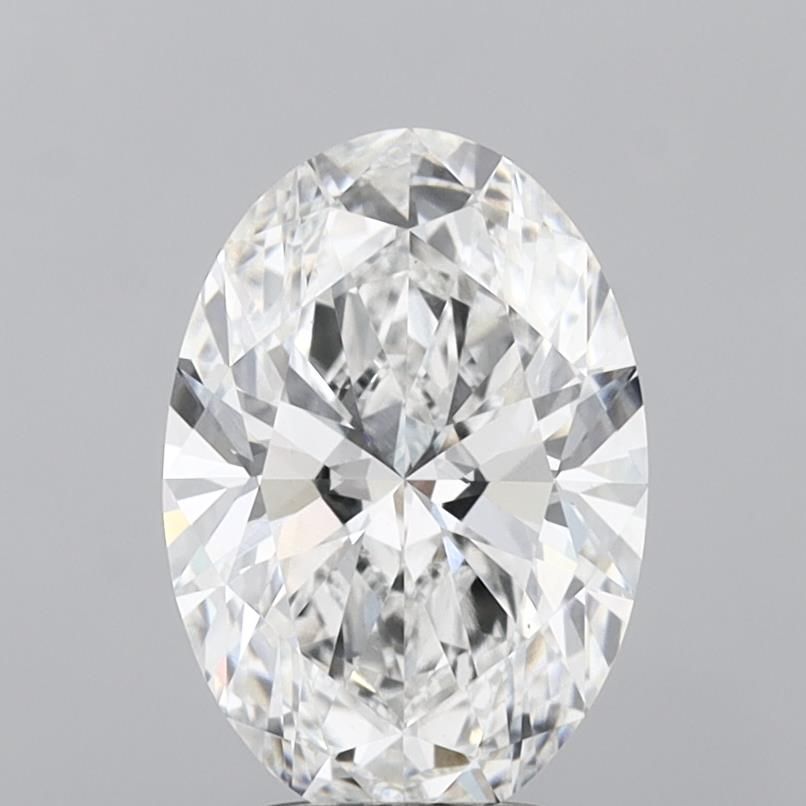 3.03 ct. oval Lab Grown Diamond front image