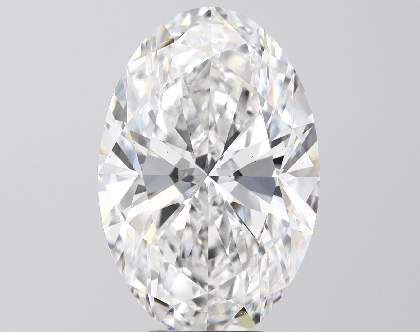 7.02 ct. oval Lab Grown Diamond front image